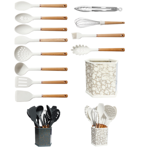 trade point factory direct sales md-c055 cross-border silicone spatula soup spoo 