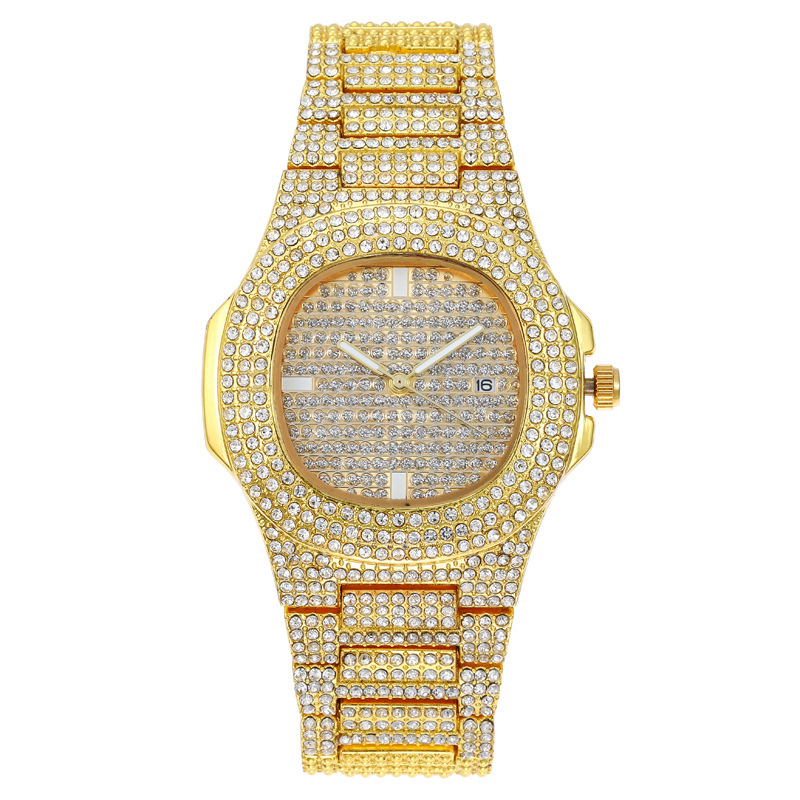 MD-M0715 Foreign trade hot selling fashion diamond-studded calendar women’s watc